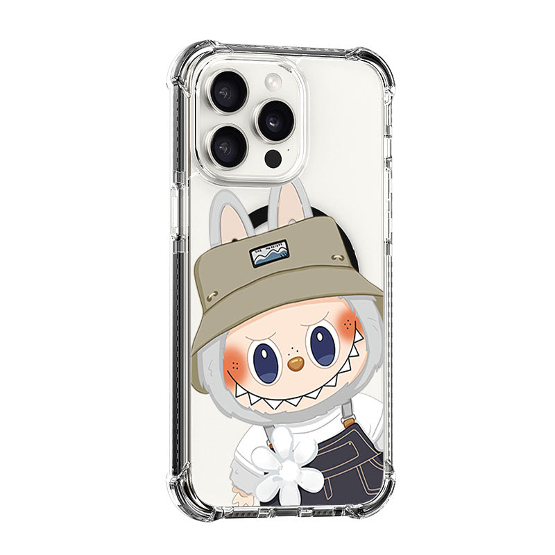 Labubu Overalls Design shockproof Magsafe Case