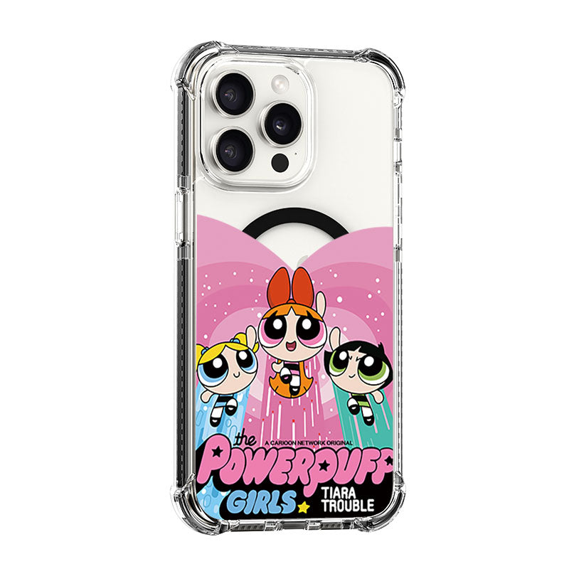 The Powerpuff Girls Soaring into the sky Design shockproof Magsafe Case