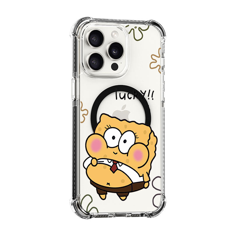 SpongeBob fat person Design shockproof Magsafe Case