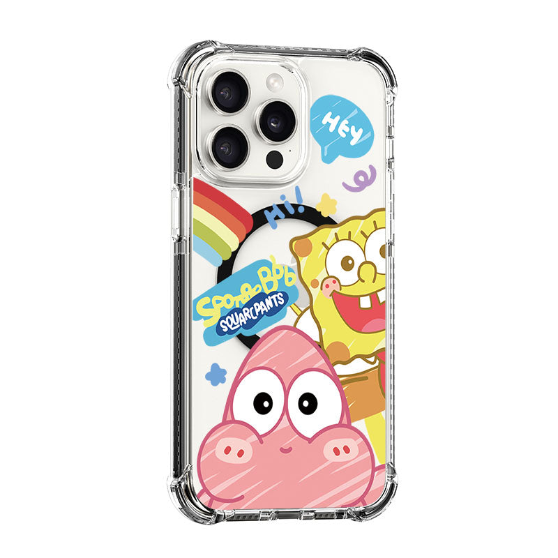 Patrick Star&SpongeBob Design shockproof Magsafe Case