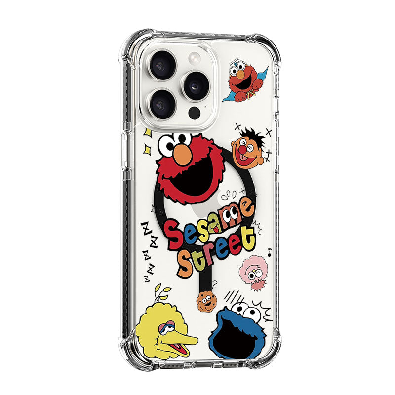 Sesame Street Friends Design shockproof Magsafe Case