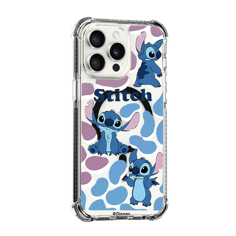 Stitch Leopard print Design shockproof Magsafe Case