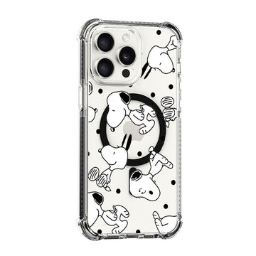 Full Screen Snoopy Design shockproof Magsafe Case