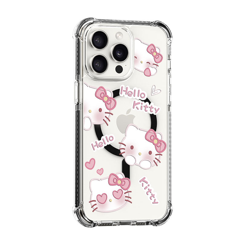 Love Eyes Hello Kitty Design shockproof Magsafe Case