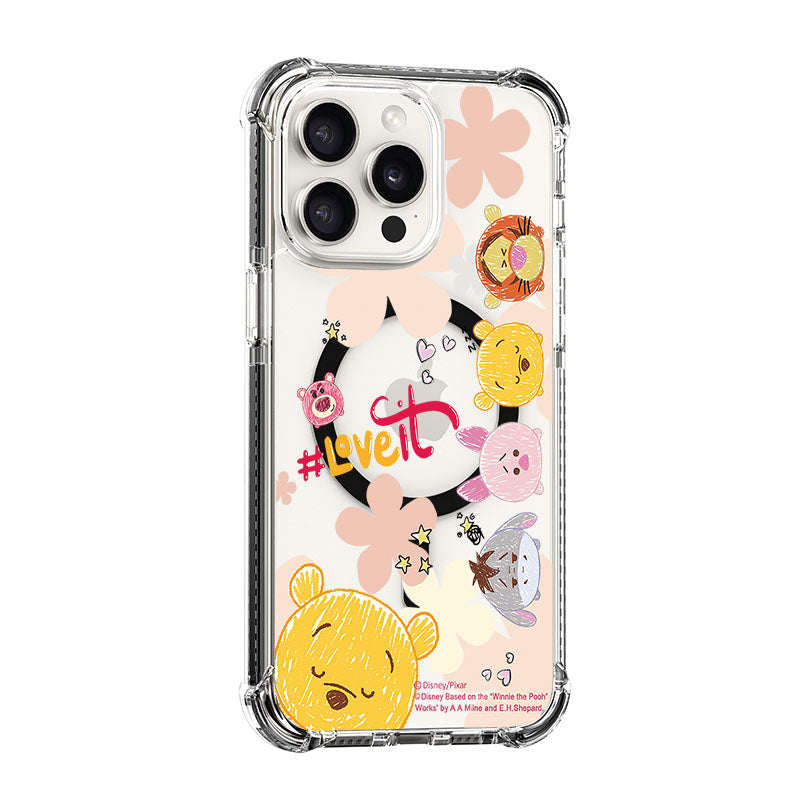 Winnie the Pooh and Friends Design shockproof Magsafe Case