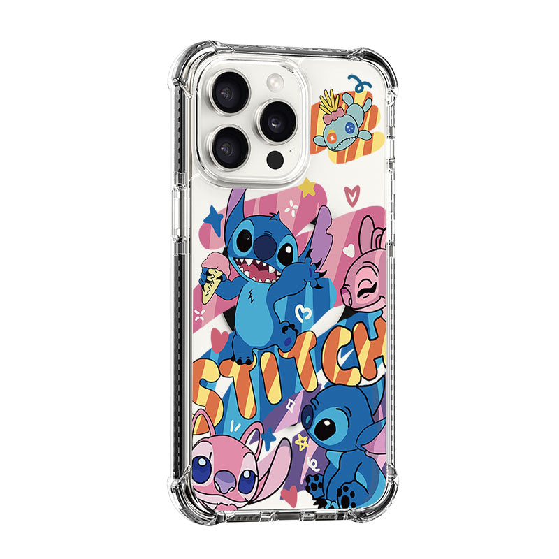 Stitch&Angel Design shockproof Magsafe Case