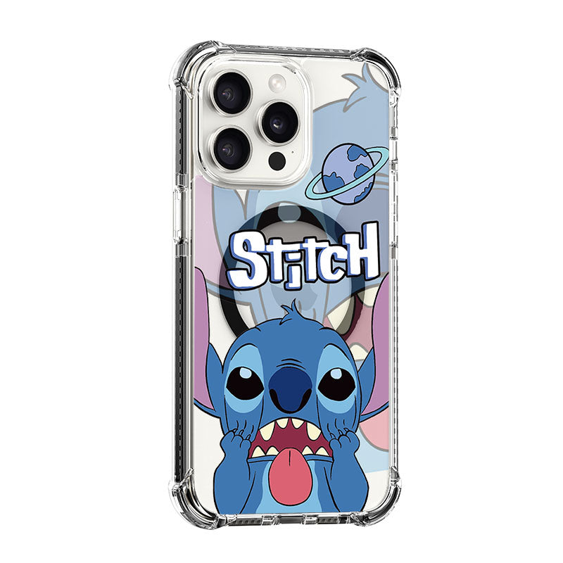 Stitch Grimace Design shockproof Magsafe Case