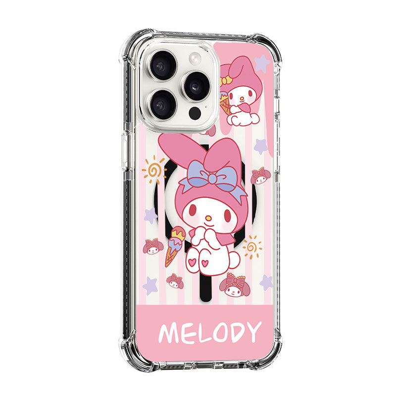 My Melody with Icecream Design shockproof Magsafe Case