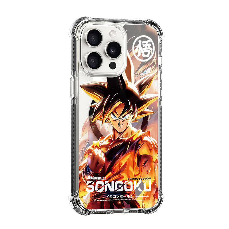 Dagon Ball Z Battle damage GOKU Design shockproof Magsafe Case