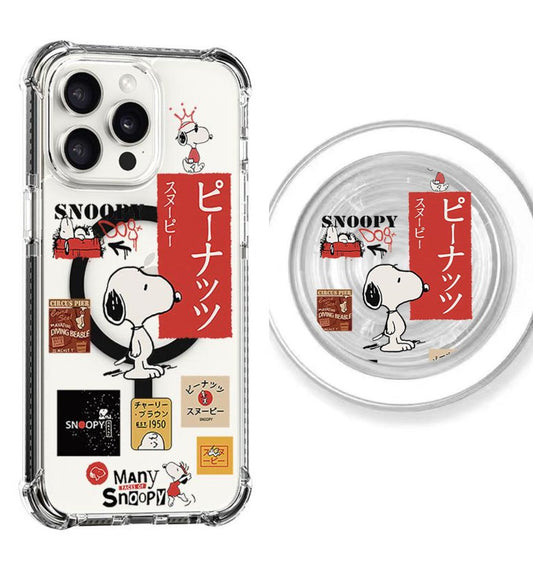 Snoopy Japanese Design shockproof Magsafe Case