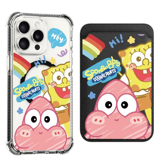 Patrick Star&SpongeBob Design shockproof Magsafe Case