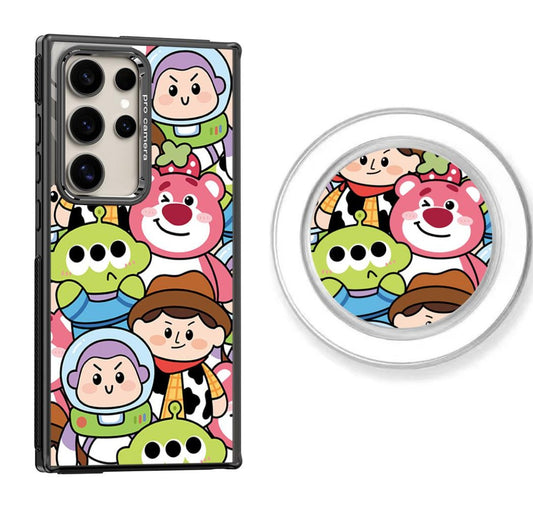 Toy Sotry Chibi Group Photo Design Magnetic Samsung Galaxy Phone Case