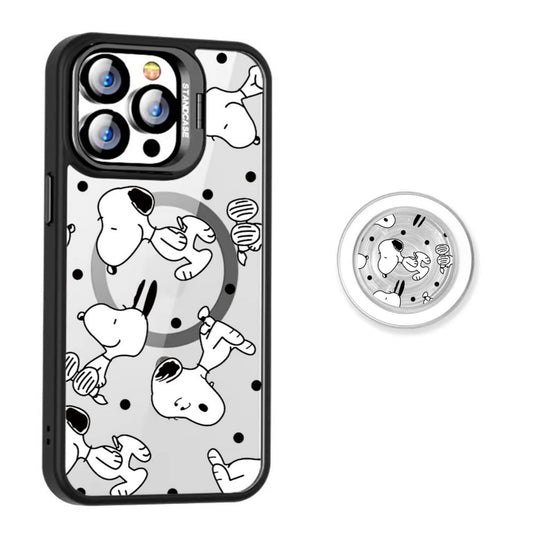 Full Screen Snoopy Design Magnetic iPhone Case