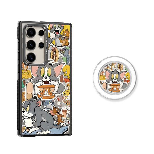 TOM&JERRY Design Magnetic Samsung Galaxy Phone Case