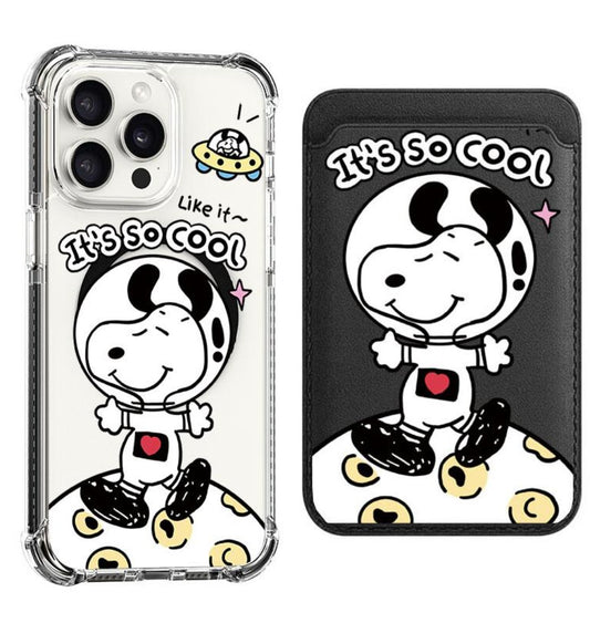 Astronaut Snoopy Design shockproof Magsafe Case