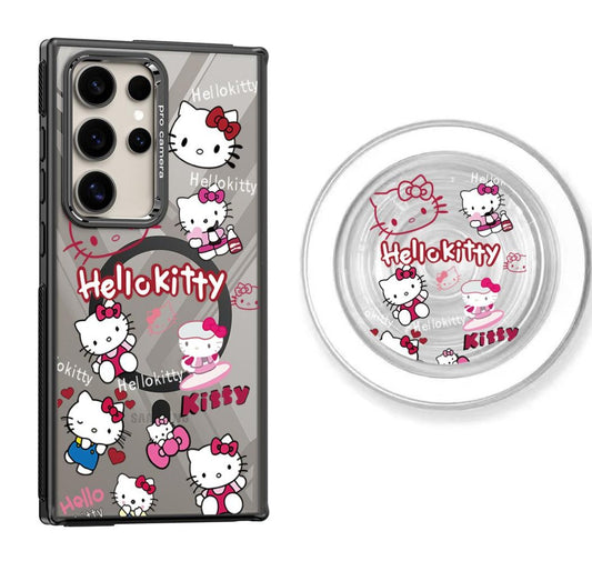 Multiple Hello Kitty Design Magnetic Samsung Galaxy Phone Case