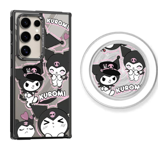 Kuromi the Little Devil Design Magnetic Samsung Galaxy Phone Case