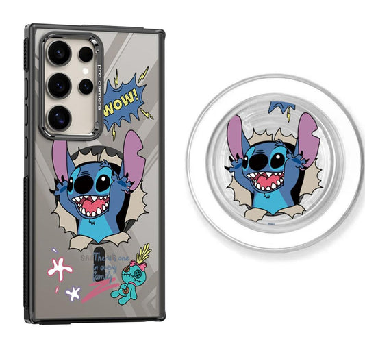 Sparkle Stitch Design Magnetic Samsung Galaxy Phone Case