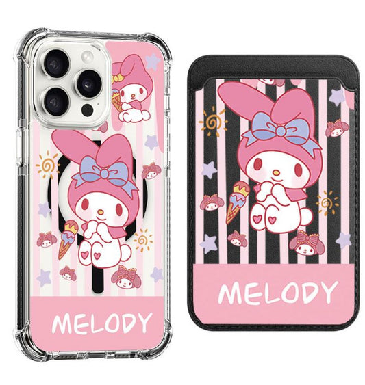 My Melody with Icecream Design shockproof Magsafe Case