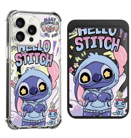 Stitch Colorful Design shockproof Magsafe Case