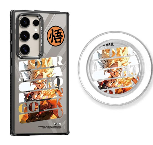 Dragon Ball Z-Goku Design Magnetic Samsung Galaxy Case