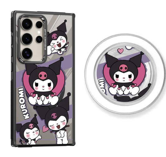 Shyness Kuromi Design Magnetic Samsung Galaxy Phone Case