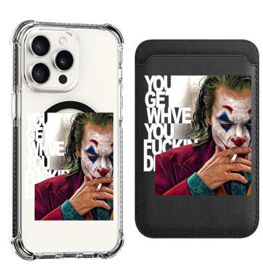 Smoking Joker Design shockproof Magsafe Case