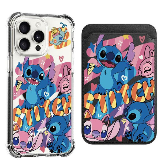 Stitch&Angel Design shockproof Magsafe Case