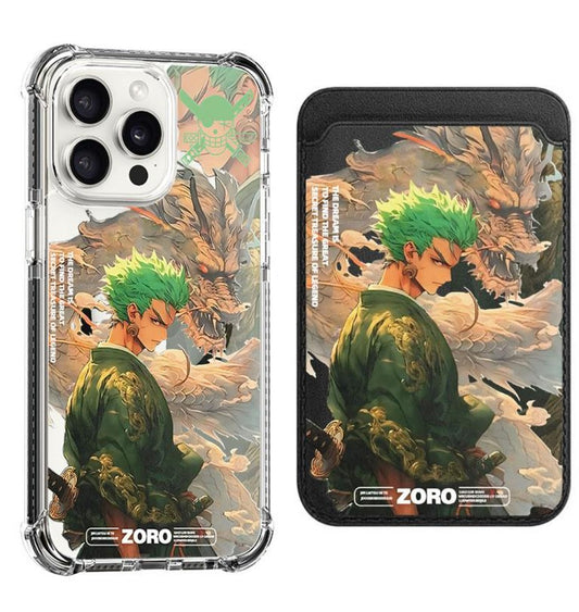 ONE PIECE Zoro Dragon Slayer Swordsman Design shockproof Magsafe Case