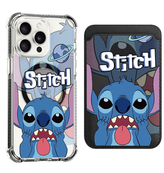 Stitch Grimace Design shockproof Magsafe Case