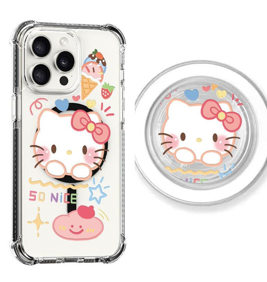 Pinky Hello Kitty Design shockproof Magsafe Case