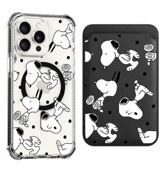 Full Screen Snoopy Design shockproof Magsafe Case