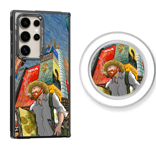 Artist in the City Design Magnetic Samsung Galaxy Case