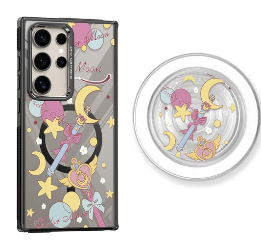 Sailor Moon transformation wand Magnetic Samsung Galaxy Case