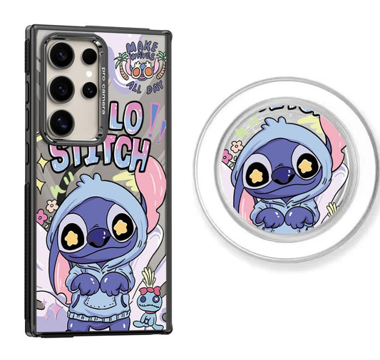 Stitch Colorful Design Magnetic Samsung Galaxy Phone Case