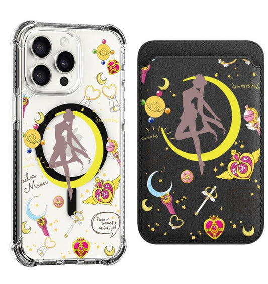 Sailor Moon transformation silhouette Design shockproof Magsafe Case