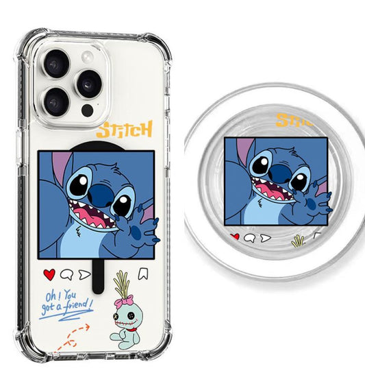 Stitch Selfie Design shockproof Magsafe Case