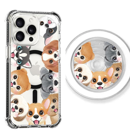 Puppy 3 Design shockproof Magsafe Case