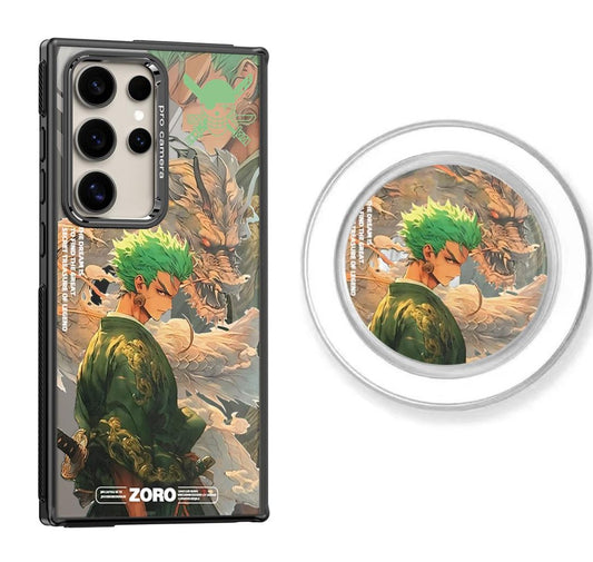 One Piece Zoro Dragon Slayer Swordsman Magnetic Samsung Galaxy Case