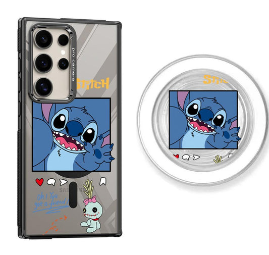 Stitch Selfie Design Magnetic Samsung Galaxy Phone Case