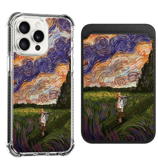 Back View in the Fields Design shockproof Magsafe Case