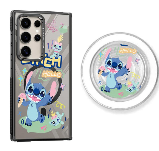 Shine Stitch Design Magnetic Samsung Galaxy Phone Case