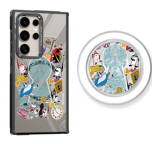 Alice's Adventures in Wonderland Design Magnetic Samsung Galaxy Case