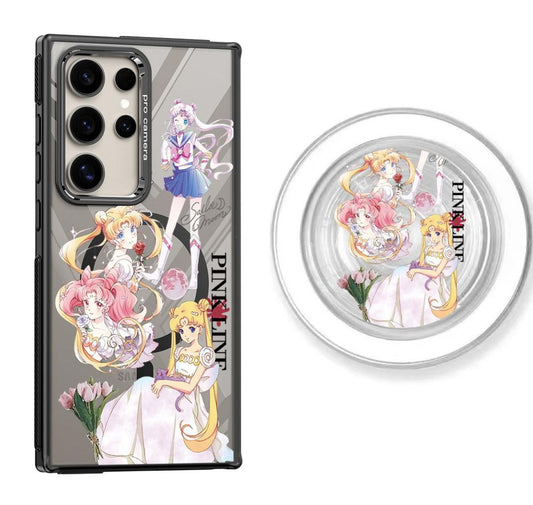 Sailor Moon Tsukino Usagi&Serenity Magnetic Samsung Galaxy Case