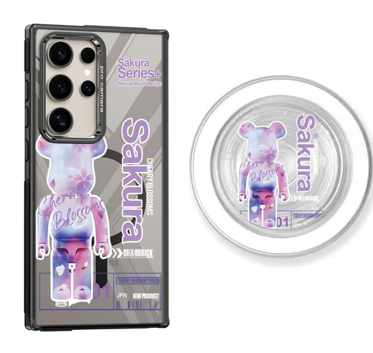 Sakura BE@RBRICK Design Magnetic Samsung Galaxy Phone Case