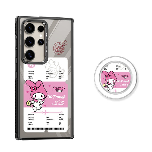 My Melody Flight Ticket  Magnetic Samsung Galaxy Case