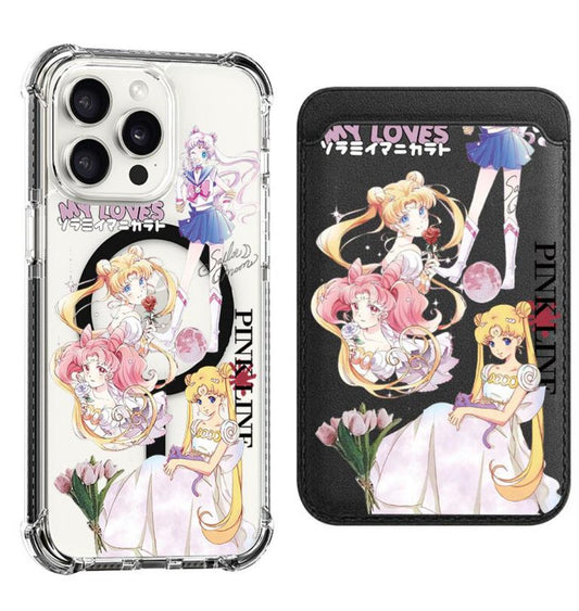 Sailor Moon Serena Tsukino&Small Lady Design shockproof Magsafe Case