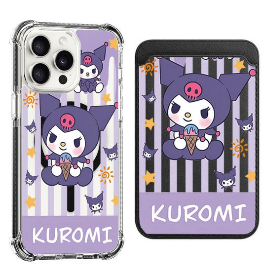 Kuromi with Icecream Design shockproof Magsafe Case