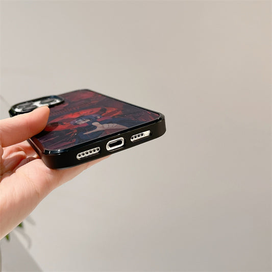 NARUTO Uchiha Itachi MelMagnetic phantom image-changing phone case（For Iphone)